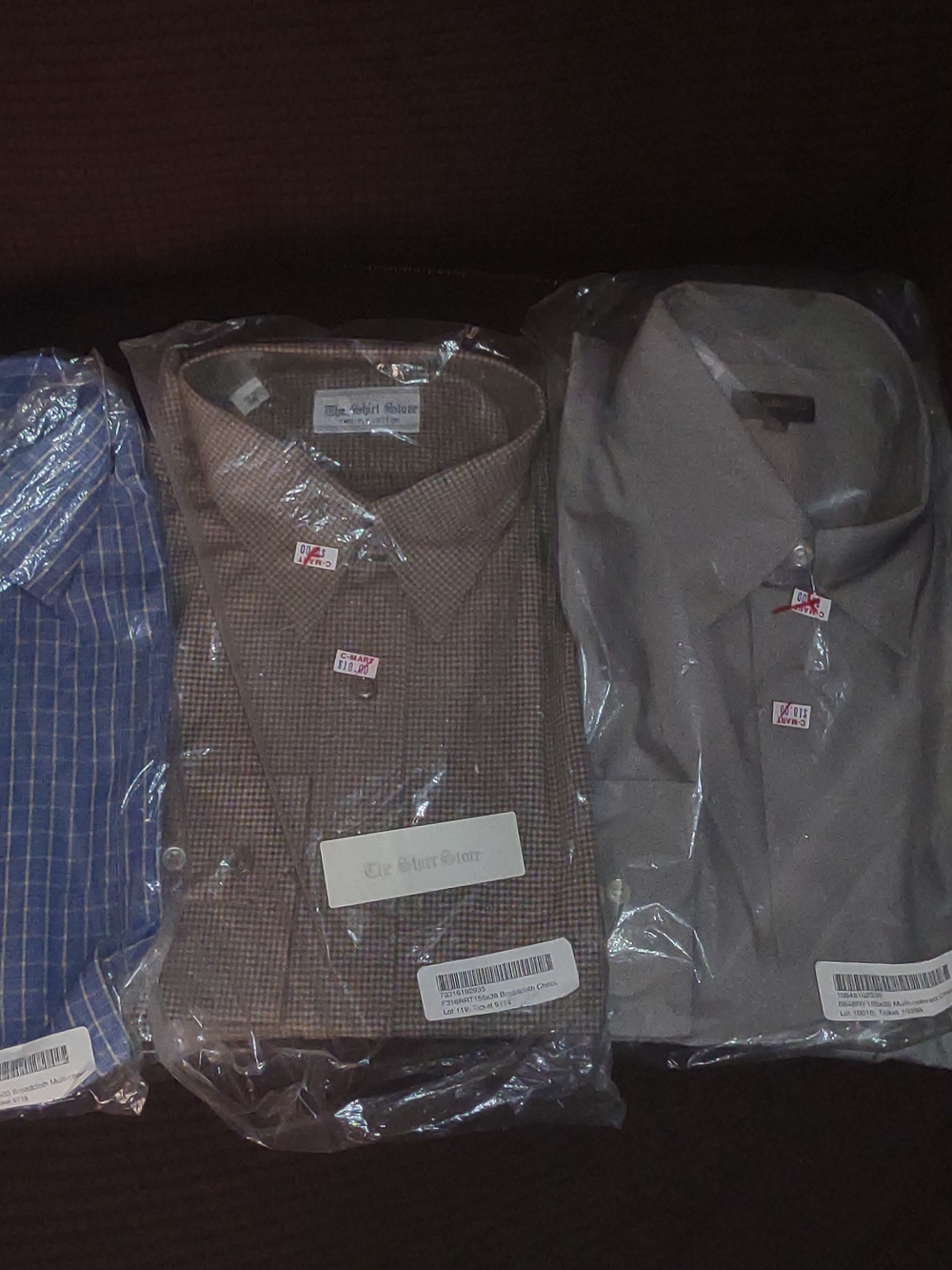 Men's  Striped Dress Shirt - Modern Collared Long Sleeve by The Shirt Store